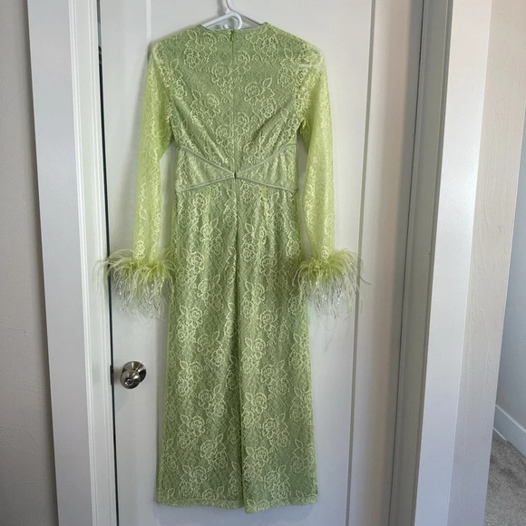 NWT Alice McCall Vivienne Midi Dress Lettuce Green Size 2 - Picture 6 of 8